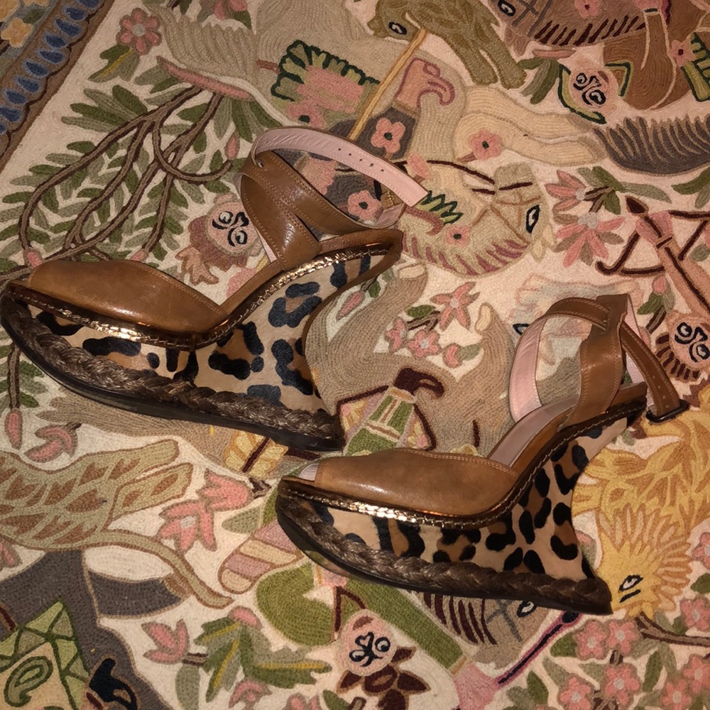 Stuart Weitzman Calf Hair Sandal!